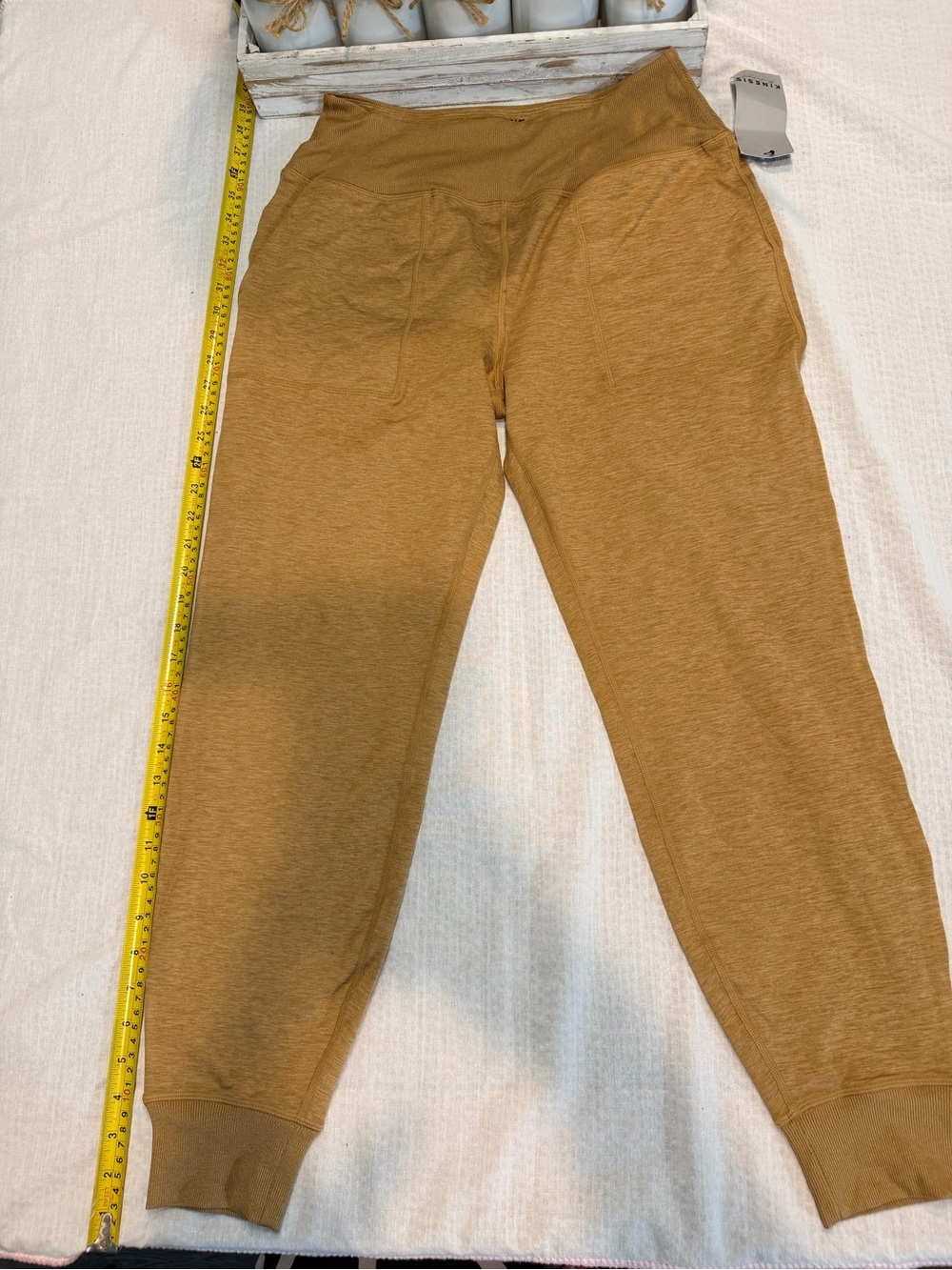 [Z0] NWT Kinesis Tan Jogger Sweatpants Women's M